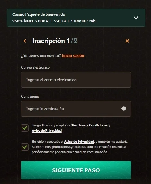 Crownplay casino registro